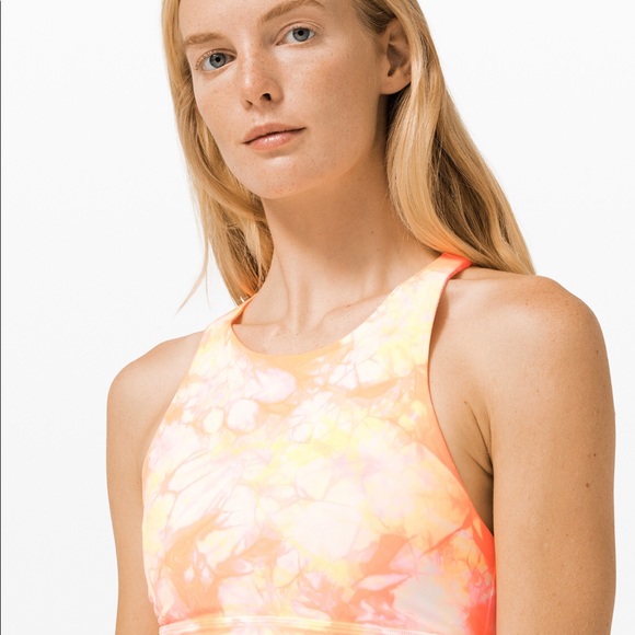 Lululemon Energy Bra High Neck Long Line *shibori - Picture 5 of 10